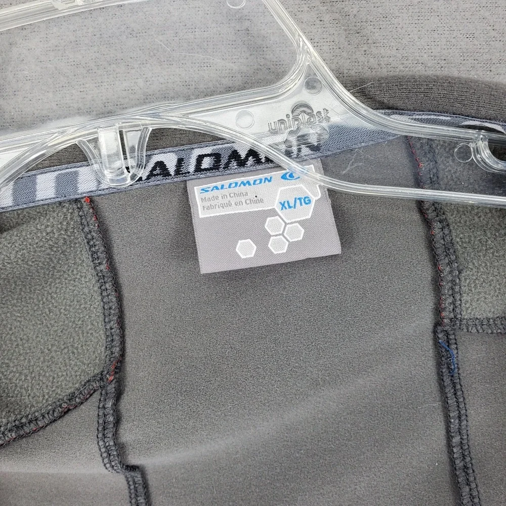 Salomon Jacket Mens XL Red Clima Wind‎ Full Zip Softshell Running Training
